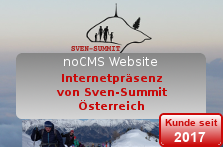 Website des Kunden Sven-Summit