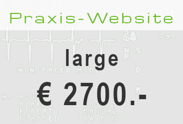 Bild: Angebot Praxis-Website large € 2700.- / Typo3-Website