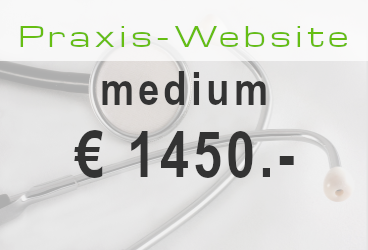 Bild: Angebot Praxis-Website medium € 1450.- - Baukasten Lösung mit individuellem Design, ohne Administrationsaufwand